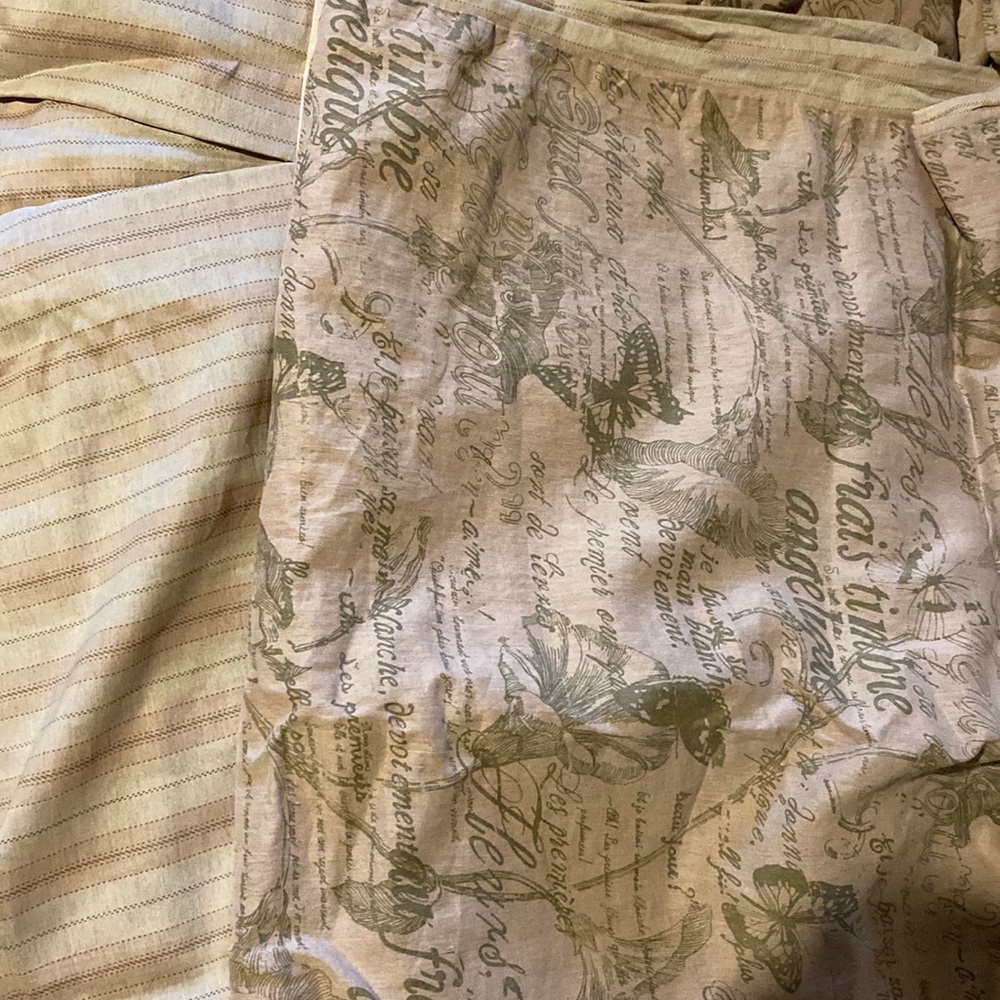 Restoration Hardware twin bed duvet set w:bedskirt, large & small pillow shams